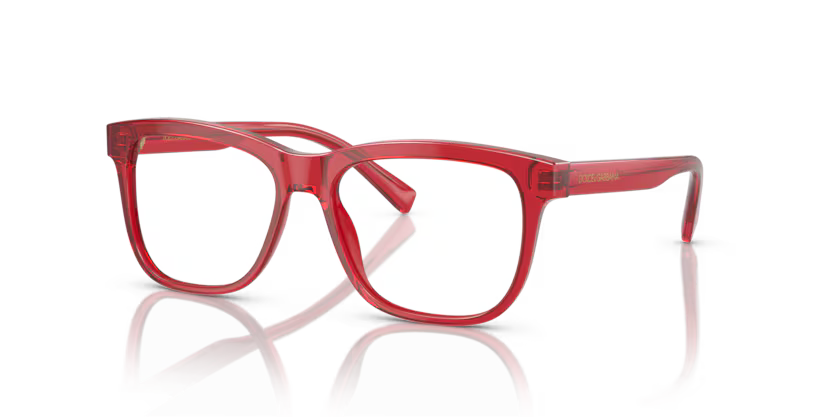 DOLCE GABBANA DX3356 3409 FRAME - Transparent red / 49 - Eyeglasses