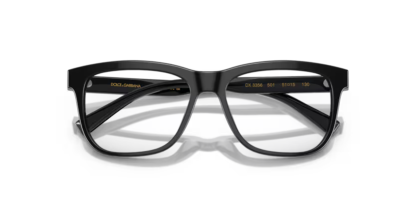 DOLCE GABBANA DX3356 501 FRAME - Black / 49 - Eyeglasses