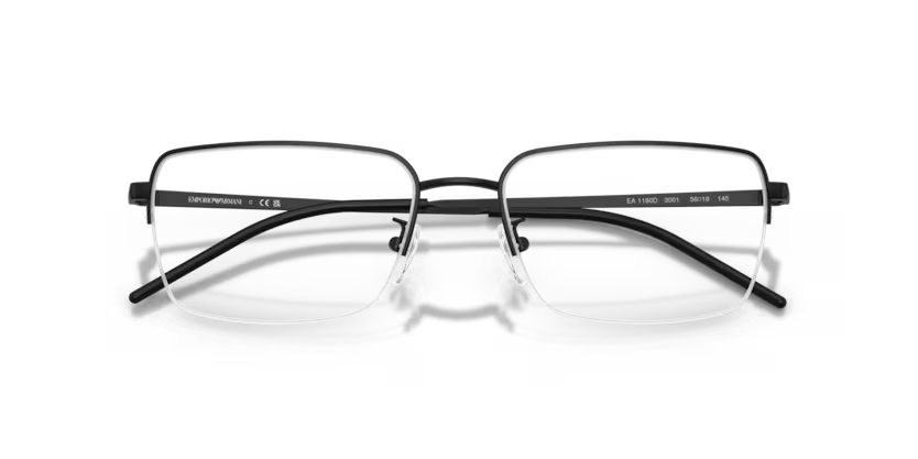 EMPORIO ARMANI EA 1180D 3001 FRAME - Matte Black / 56 - Eyeglasses