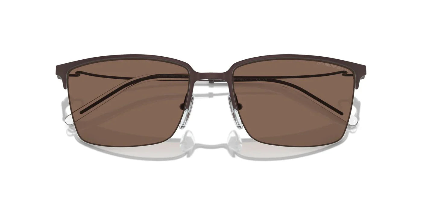 EMPORIO ARMANI EA 2155 3380/73 SUNGLASS - 58 / Brown - Sunglasses