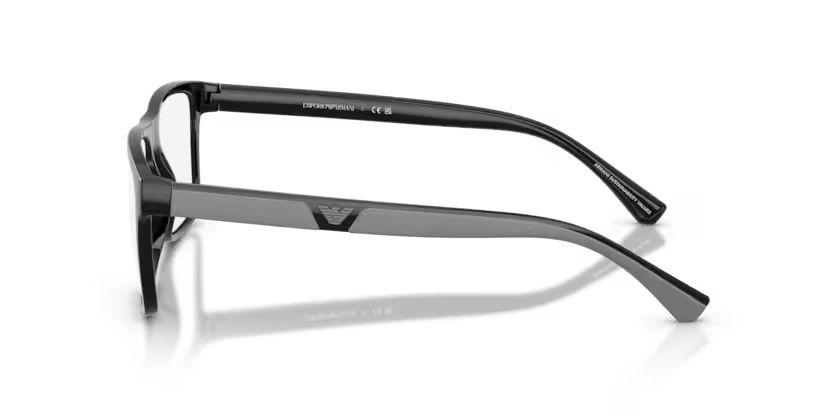 EMPORIO ARMANI EA 4115F 5017/1W ATTACHMENT FRAME - 54 / Black - Eyeglasses
