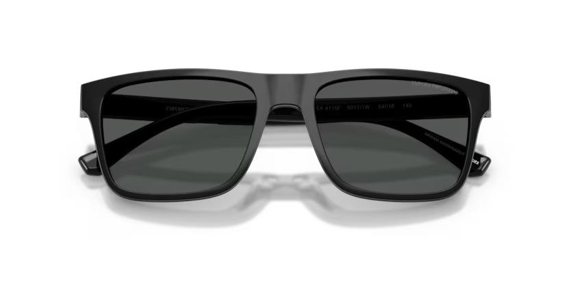 EMPORIO ARMANI EA 4115F 5017/1W ATTACHMENT FRAME - 54 / Black - Eyeglasses