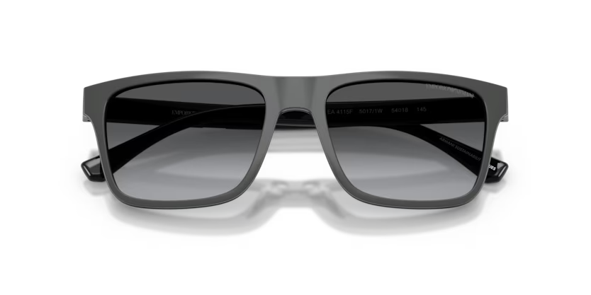 EMPORIO ARMANI EA 4115F 5017/1W ATTACHMENT FRAME - 54 / Black - Eyeglasses