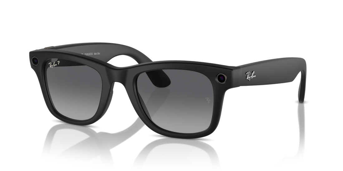 Ray-Ban | Meta Wayfarer Large Matte Black - Premium Meta Wayfarer from Ray-Ban - Just Rs. 32100! Shop now at Laxmi Opticians