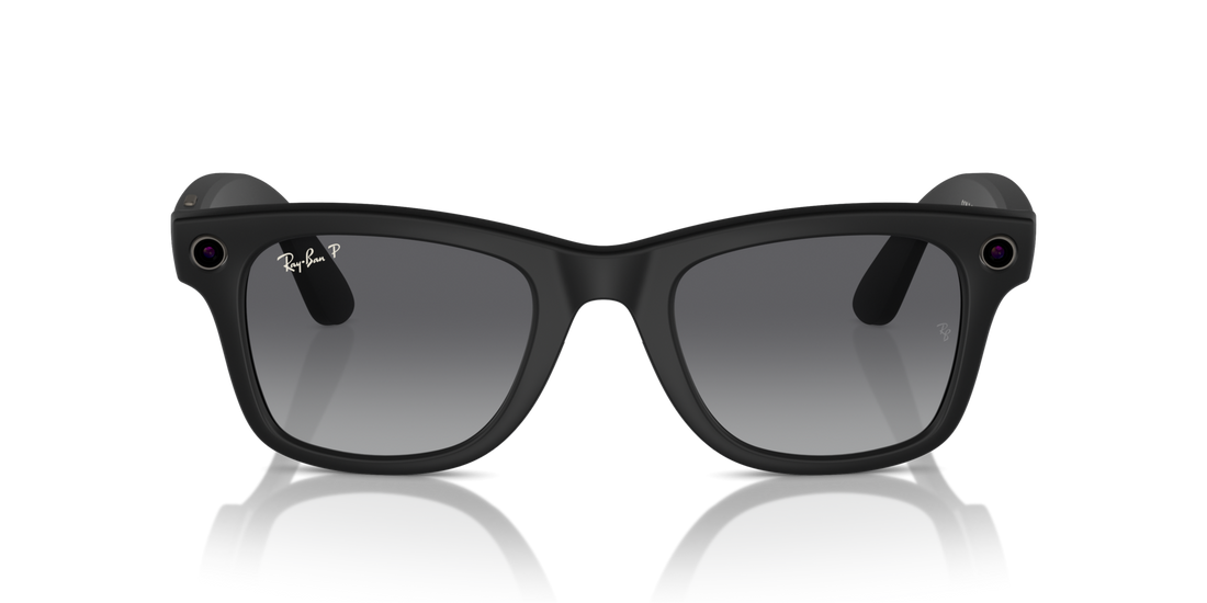 Ray-Ban | Meta Wayfarer Large Matte Black - Premium Meta Wayfarer from Ray-Ban - Just Rs. 32100! Shop now at Laxmi Opticians