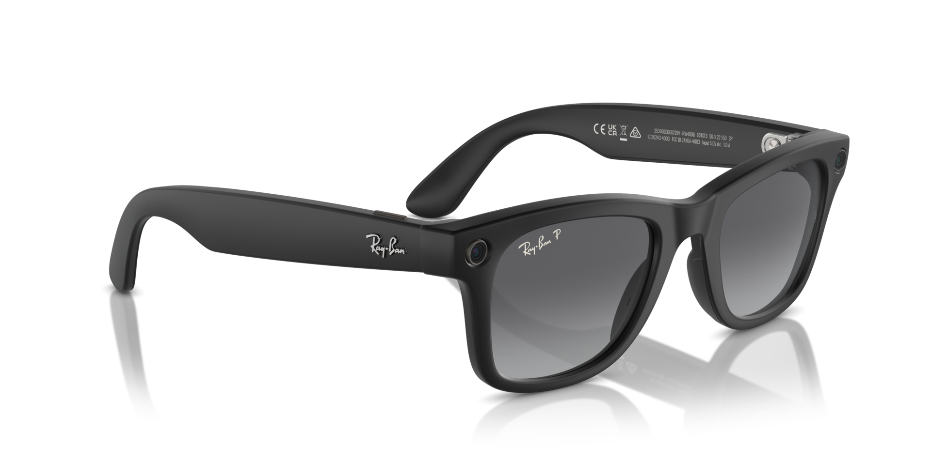 Ray-Ban | Meta Wayfarer Large Matte Black - Premium Meta Wayfarer from Ray-Ban - Just Rs. 32100! Shop now at Laxmi Opticians