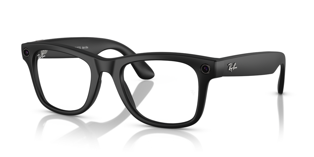 Ray-Ban | Meta Wayfarer Large Matte Black - Premium Meta Wayfarer from Ray-Ban - Just Rs. 35700! Shop now at Laxmi Opticians