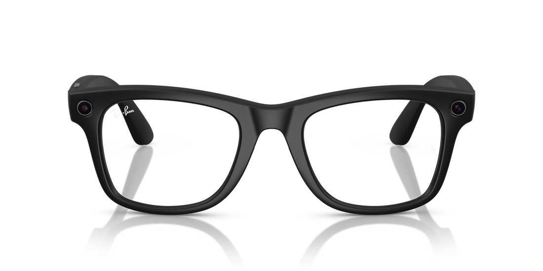 Ray-Ban | Meta Wayfarer Large Matte Black - Premium Meta Wayfarer from Ray-Ban - Just Rs. 35700! Shop now at Laxmi Opticians