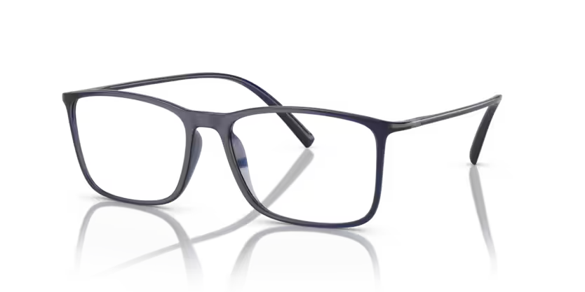 GIORGIO ARMANI AR 7244-U 6003 FRAME - 55 / TRANSPARENT BLUE - Eyeglasses