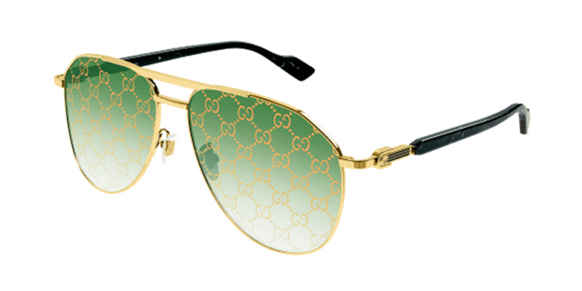 GUCCI GG1220S 004 SUNGLASS - Gold / 59 - Sunglasses