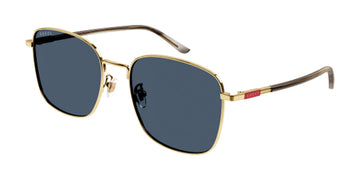 GUCCI GG1350S 004 SUNGLASS - Gold / 58 - Sunglasses