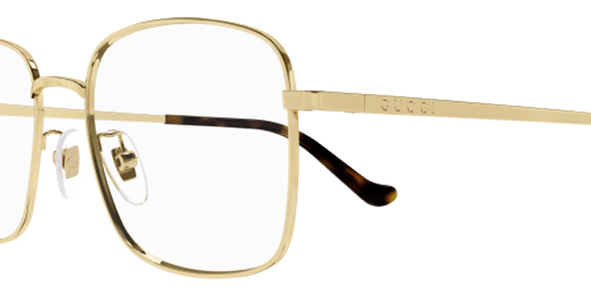 GUCCI GG1355OA 002 FRAME - Gold / 54 - Eyeglasses