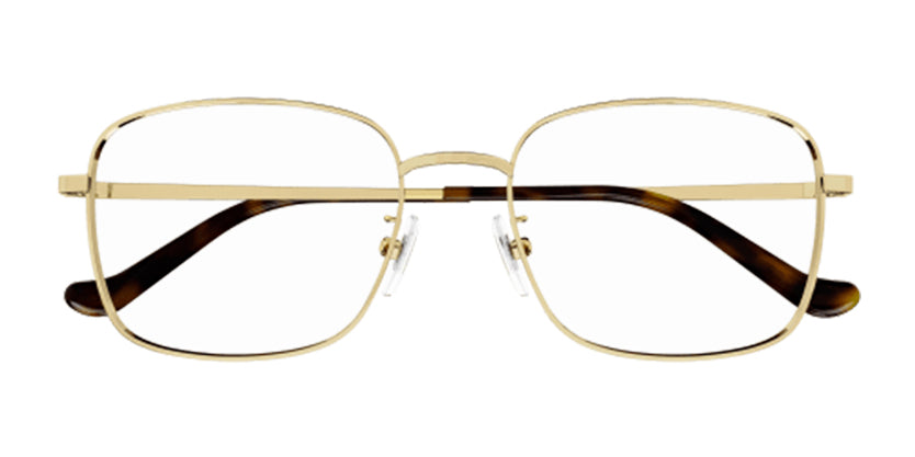 GUCCI GG1355OA 002 FRAME - Gold / 54 - Eyeglasses