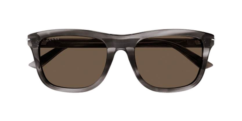 GUCCI GG1444S 003 SUNGLASS - Leo brown/black / 55 - Sunglasses
