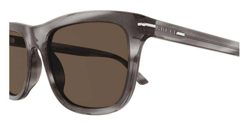 GUCCI GG1444S 003 SUNGLASS - Leo brown/black / 55 - Sunglasses