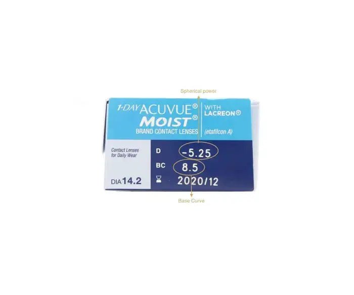 Johnson & Johnson 1-Day Acuvue Moist Contact Lenses - Premium Daily Contact lenses from Johnson & Johnson - Just Rs. 1995! Shop now at Laxmi Opticians