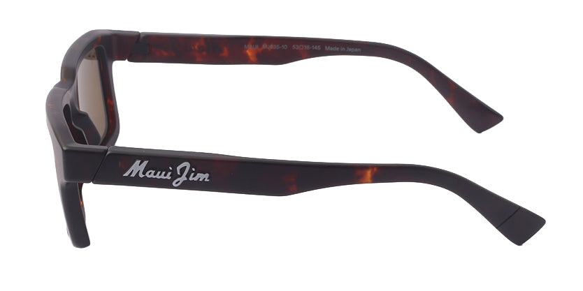 MAUI JIM MJ635-10 002 SUNGLASS - Brown / 53 - Sunglasses