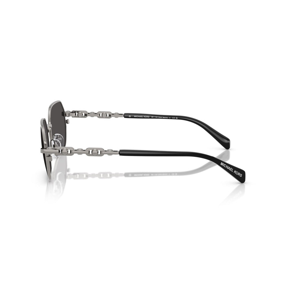 MICHAEL KORS MK 1165 100287 SUNGLASS - 57 / Gun Metal - Sunglasses
