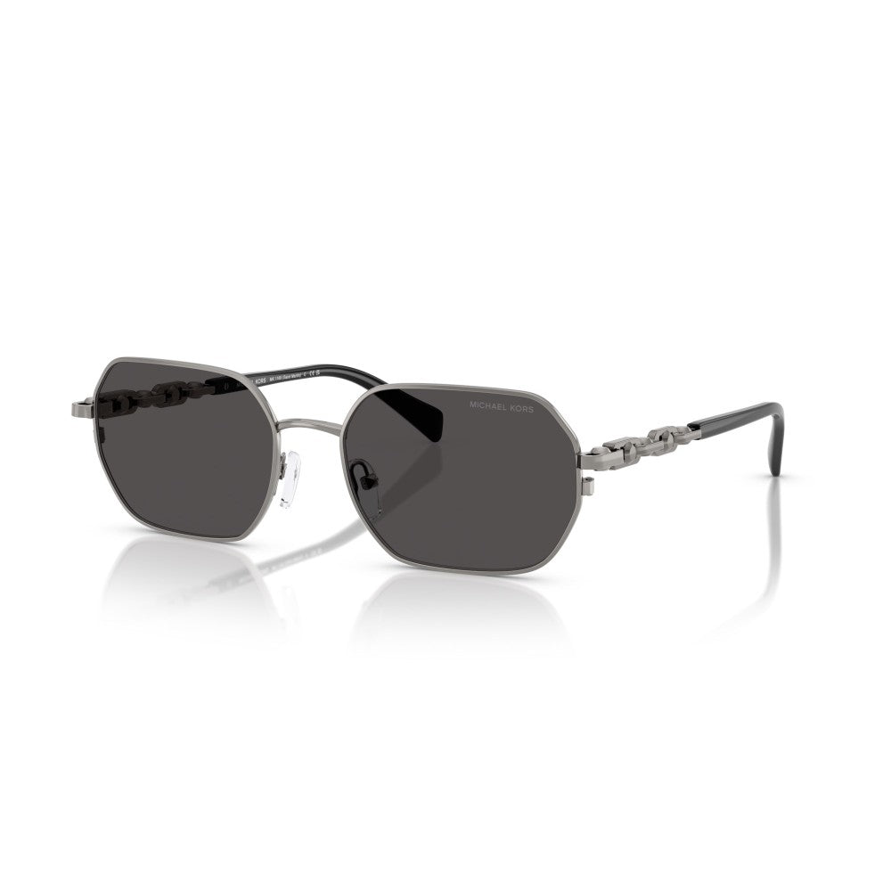 MICHAEL KORS MK 1165 100287 SUNGLASS - 57 / Gun Metal - Sunglasses