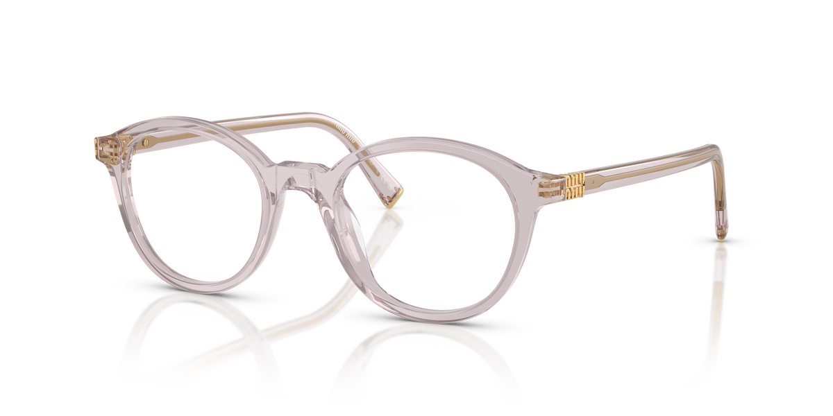 Miu Miu MU 02WV 12W1O1 Mauve transparent Eyeglasses