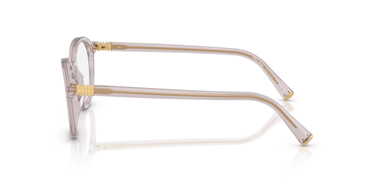 Miu Miu MU 02WV 12W1O1 Mauve transparent Eyeglasses