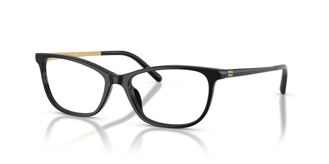 Miu Miu MU 09ZV 16K1O1 Black Eyeglasses