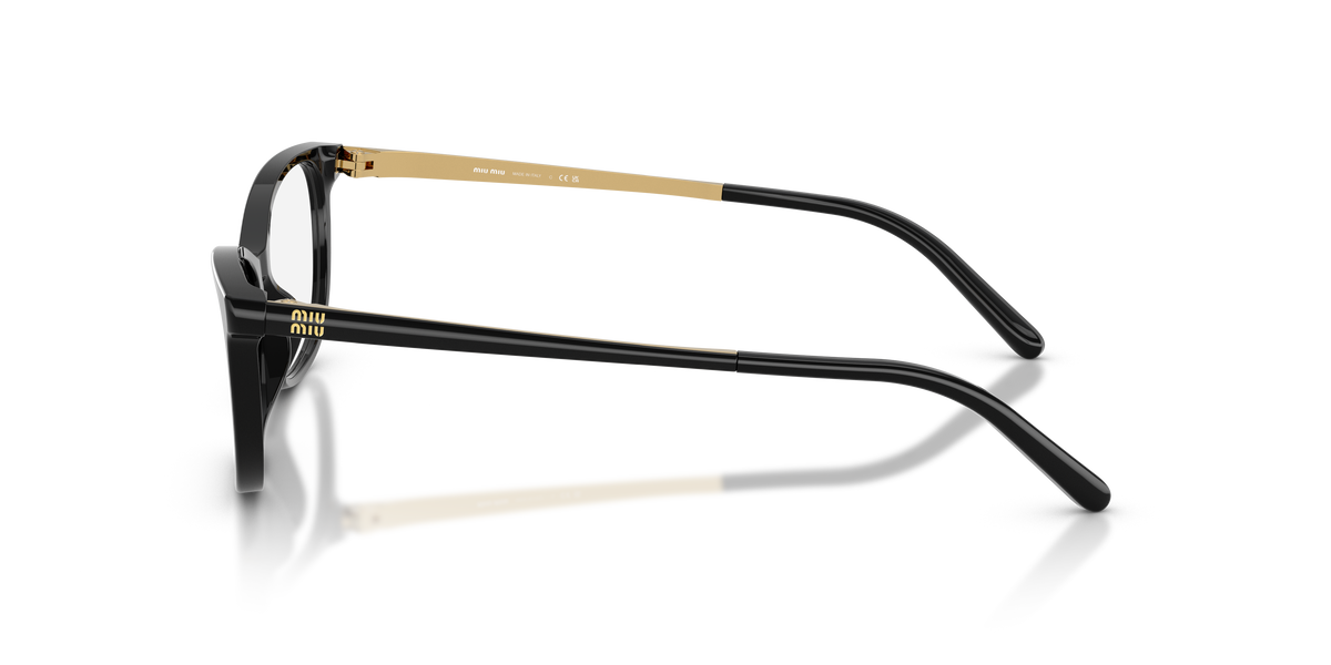 Miu Miu MU 09ZV 16K1O1 Black Eyeglasses