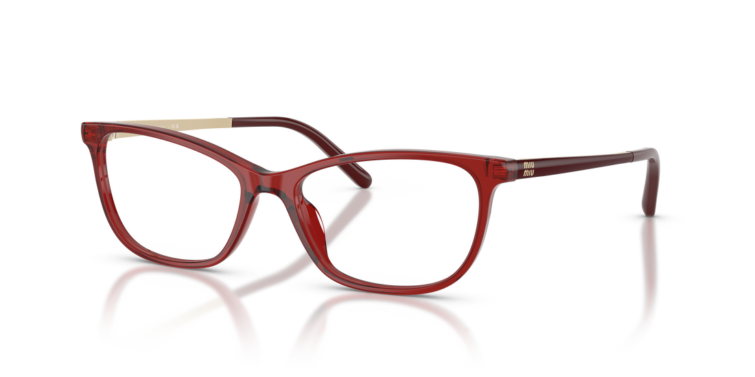 Miu Miu MU 09ZV 28Q1O1 Bordeaux Eyeglasses