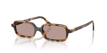 Miu Miu MU 11ZS 14L20I Havana honey Sunglasses