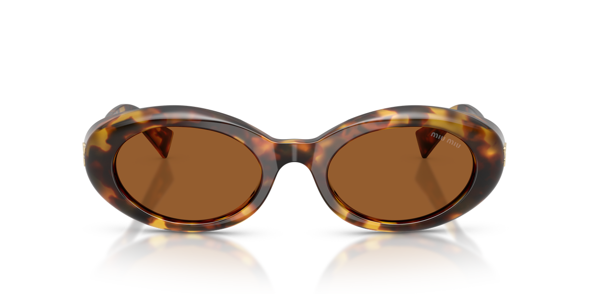 Miu Miu MU B09S 14L20V Honey havana Sunglasses