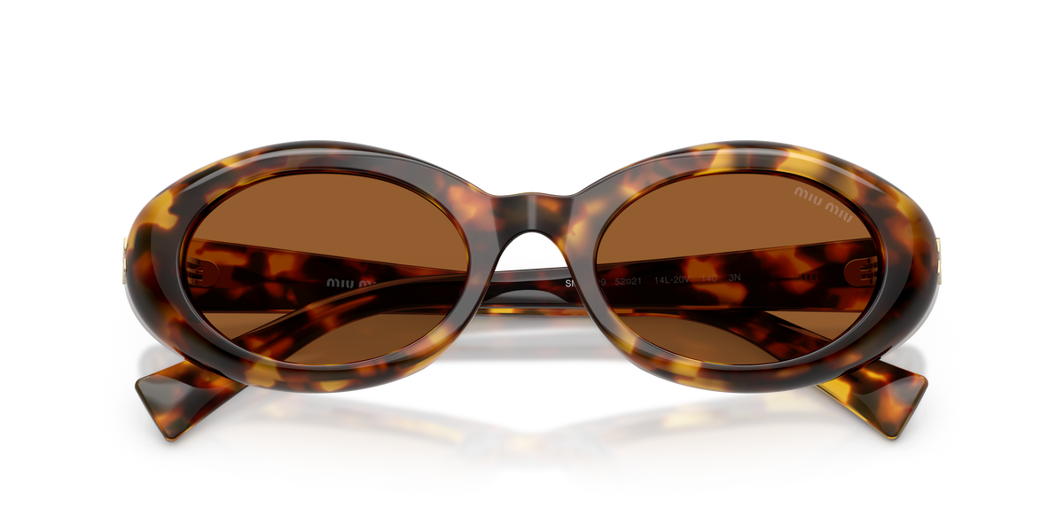 Miu Miu MU B09S 14L20V Honey havana Sunglasses