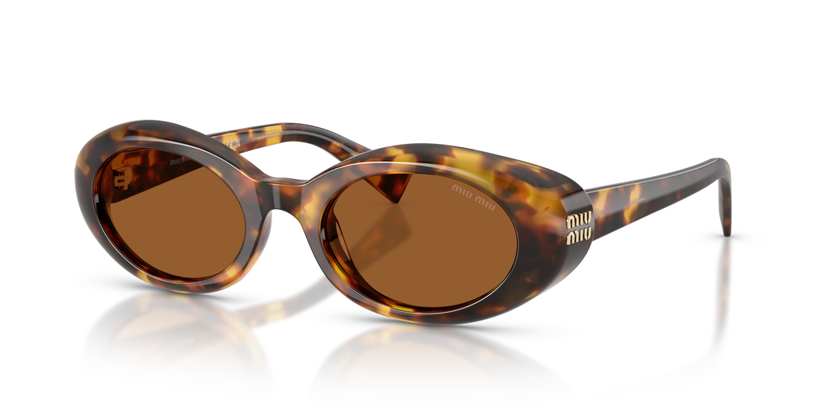 Miu Miu MU B09S 14L20V Honey havana Sunglasses