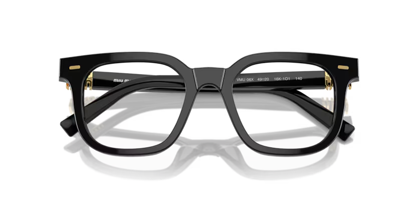 MIU MIU VMU 06X 16K-1O1 FRAME - 49 / Black - Eyeglasses