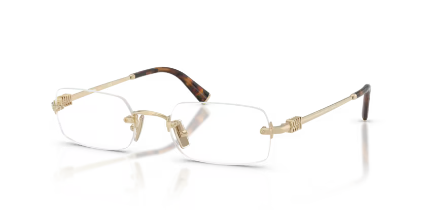 MIU MIU VMU50Y ZVN-1O1 FRAME - 52 / Pale gold - Eyeglasses