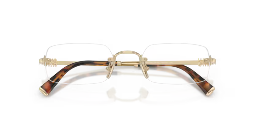 MIU MIU VMU50Y ZVN-1O1 FRAME - 52 / Pale gold - Eyeglasses