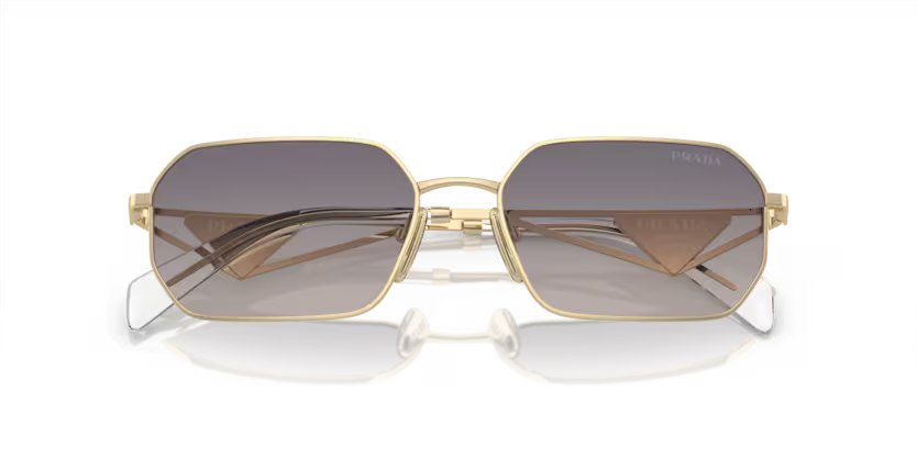 PRADA PR A51 ZVN-30C SUNGLASS - 58 / Pale gold - Sunglasses