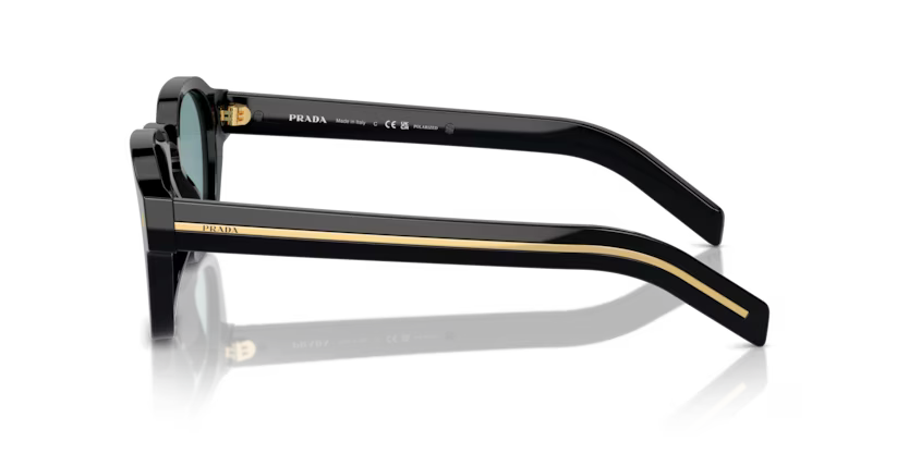 PRADA SPR 16K-04D SUNGLASS - 49 / Black - Sunglasses