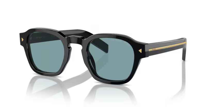 PRADA SPR 16K-04D SUNGLASS - 49 / Black - Sunglasses