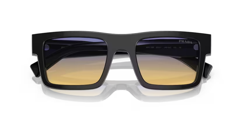 PRADA SPR 19W 1AB-06Z SUNGLASS - 52 / Black - Sunglasses