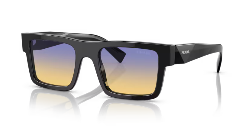 PRADA SPR 19W 1AB-06Z SUNGLASS - 52 / Black - Sunglasses