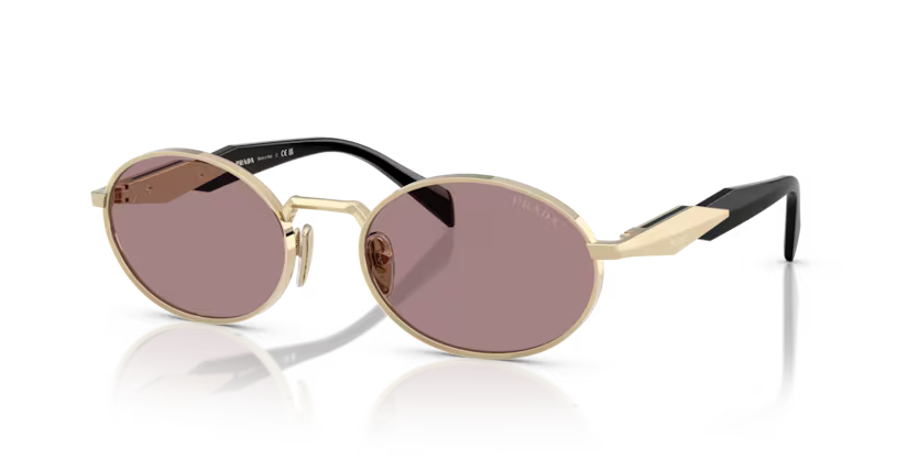 PRADA SPR 65Z ZVN-20I SUNGLASS - 55 / Pale gold - Sunglasses