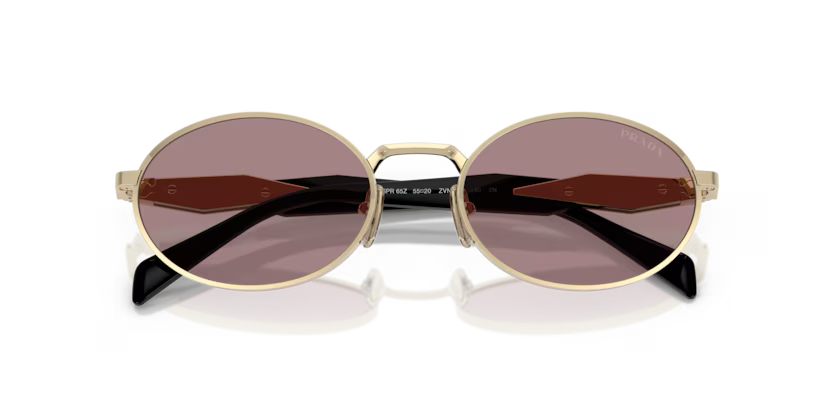 PRADA SPR 65Z ZVN-20I SUNGLASS - 55 / Pale gold - Sunglasses