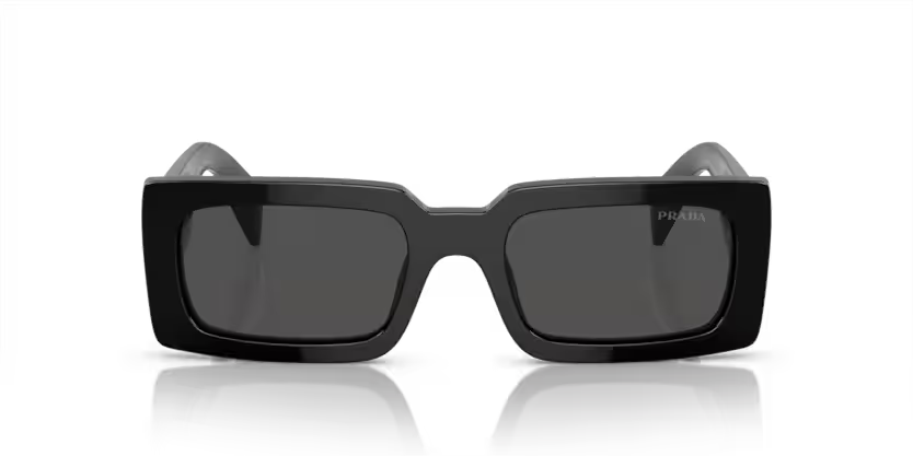 PRADA SPR A07 1AB-5S0 SUNGLASS - 52 / Black - Sunglasses