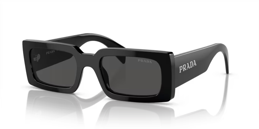 PRADA SPR A07 1AB-5S0 SUNGLASS - 52 / Black - Sunglasses