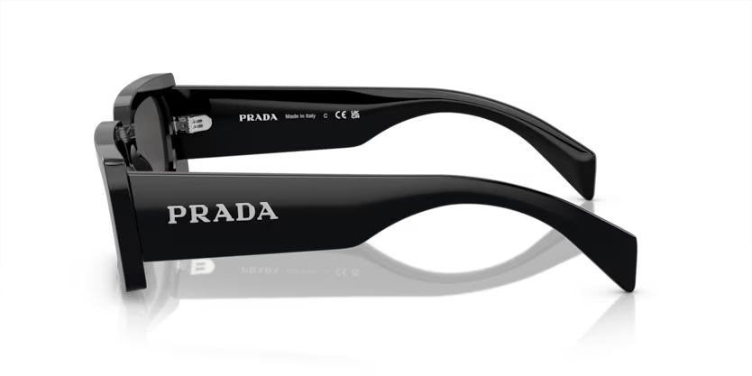 PRADA SPR A07 1AB-5S0 SUNGLASS - 52 / Black - Sunglasses