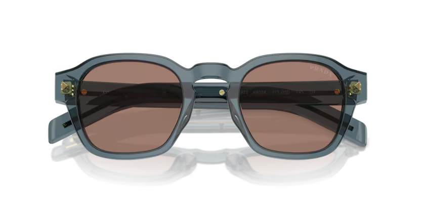 PRADA SPR A16 17T-05D SUNGLASS - 49 / Transparent ocean - Sunglasses