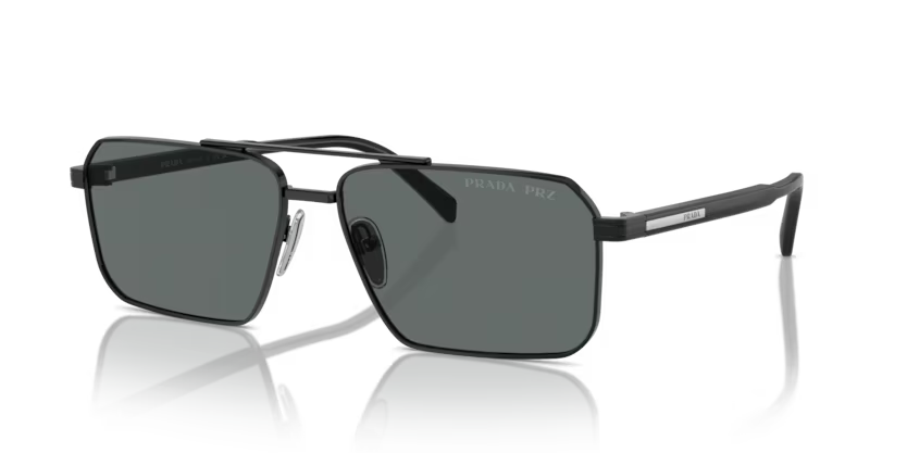 PRADA SPR A57 1AB-5Z1 SUNGLASS - 61 / Black - Sunglasses