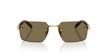 PRADA SPR D55 5AK-90F SUNGLASS - 55 / Gold - Sunglasses