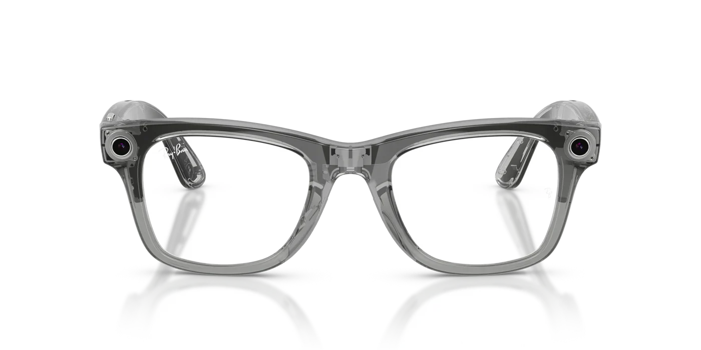 RAYBAN META RW4012 (WAYFARER) GEN 2 6840MF SUNGLASS - 53 / SHINY TRANSP. GREY/TRANSITION SAPPHIRE - Sunglasses