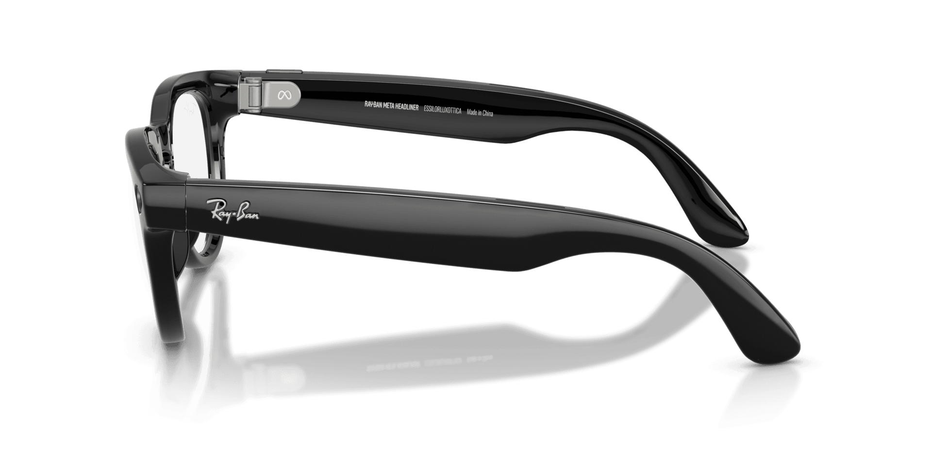 RAYBAN META RW4013 (HEADLINER) GEN 2 601/MF SUNGLASS - 50 / SHINY BLACK/TRANSITIONS SAPPHIRE - Sunglasses